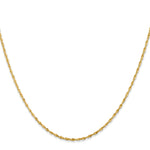 14k 1.5mm Ultra D/C Lightweight Rope Chain