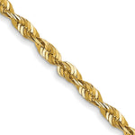 14k 1.8mm Ultra D/C Lightweight Rope Chain