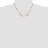 14k 1.8mm Ultra D/C Lightweight Rope Chain