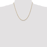 14k 1.8mm Ultra D/C Lightweight Rope Chain