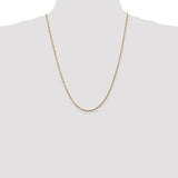 14k 1.8mm Ultra D/C Lightweight Rope Chain