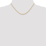 14k 2.0mm Ultra D/C Lightweight Rope Chain