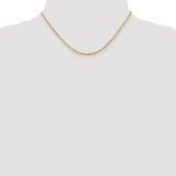 14k 2.0mm Ultra D/C Lightweight Rope Chain
