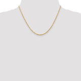 14k 2.0mm Ultra D/C Lightweight Rope Chain