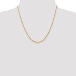 14k 2.0mm Ultra D/C Lightweight Rope Chain