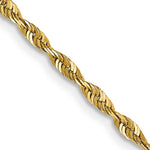14k 2.0mm Ultra D/C Lightweight Rope Chain
