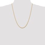 14k 2.25mm Ultra D/C Lightweight Rope Chain