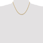 14k 2.75mm Ultra D/C Lightweight Rope Chain