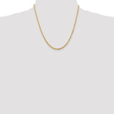 14k 2.75mm Ultra D/C Lightweight Rope Chain