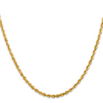 14k 2.75mm Ultra D/C Lightweight Rope Chain
