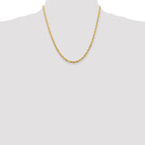14k 4.0mm Ultra D/C Lightweight Rope Chain