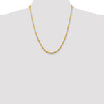 14k 4.0mm Ultra D/C Lightweight Rope Chain