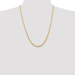 14k 4.0mm Ultra D/C Lightweight Rope Chain