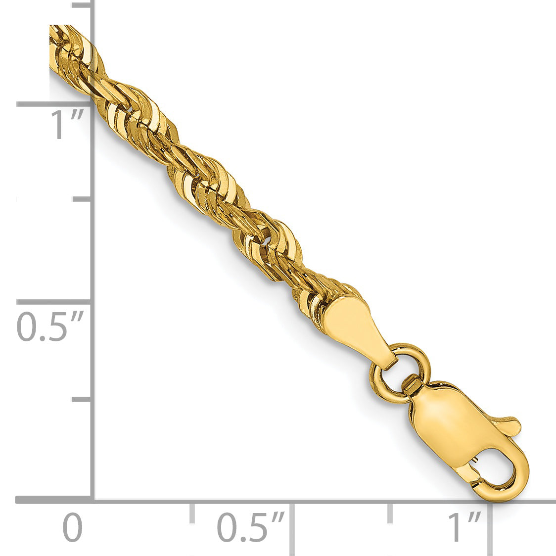14k 4.0mm Ultra D/C Lightweight Rope Chain