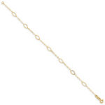 14k Oval Design Bracelet
