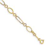 14k Oval Link Bracelet