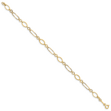 14k Oval Link Bracelet