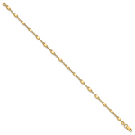 14K Polished Fancy Link Bracelet