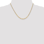 14k 2.2mm Flat Beveled Curb Chain