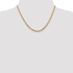 14k 2.9mm Flat Beveled Curb Chain