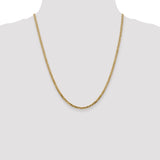 14k 2.9mm Flat Beveled Curb Chain