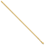 14k 2.9mm Flat Beveled Curb Chain