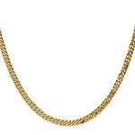 14k 3.9mm Flat Beveled Curb Chain