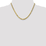 14k 4.75mm Flat Beveled Curb Chain