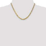 14k 4.75mm Flat Beveled Curb Chain