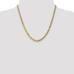 14k 4.75mm Flat Beveled Curb Chain