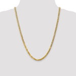 14k 4.75mm Flat Beveled Curb Chain