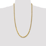 14k 4.75mm Flat Beveled Curb Chain