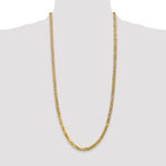 14k 4.75mm Flat Beveled Curb Chain