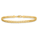 14k 4.75mm Flat Beveled Curb Chain