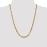 14k 5.75mm Flat Beveled Curb Chain