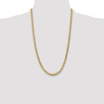 14k 5.75mm Flat Beveled Curb Chain