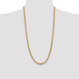 14k 5.75mm Flat Beveled Curb Chain