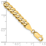 14k 5.75mm Flat Beveled Curb Chain