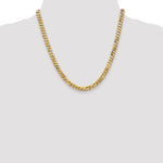 14k 6.25mm Flat Beveled Curb Chain