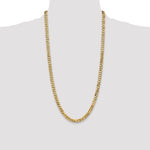 14k 6.25mm Flat Beveled Curb Chain