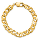 14k 9.5mm Flat Beveled Curb Chain