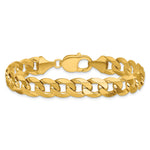14k 9.5mm Flat Beveled Curb Chain