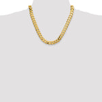 14k 12.0mm Flat Beveled Curb Chain