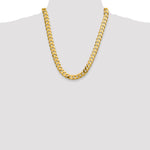 14k 12.0mm Flat Beveled Curb Chain