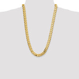 14k 12.0mm Flat Beveled Curb Chain
