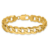 14k 12.0mm Flat Beveled Curb Chain