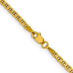 14k 2.4mm Concave Anchor Chain