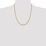 14k 2.4mm Concave Anchor Chain