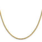 14k 2.4mm Concave Anchor Chain