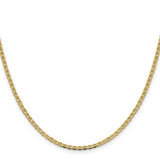 14k 2.4mm Concave Anchor Chain